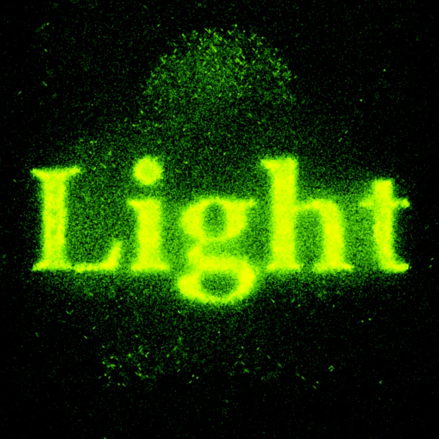 At 200 mm, the word “Light”