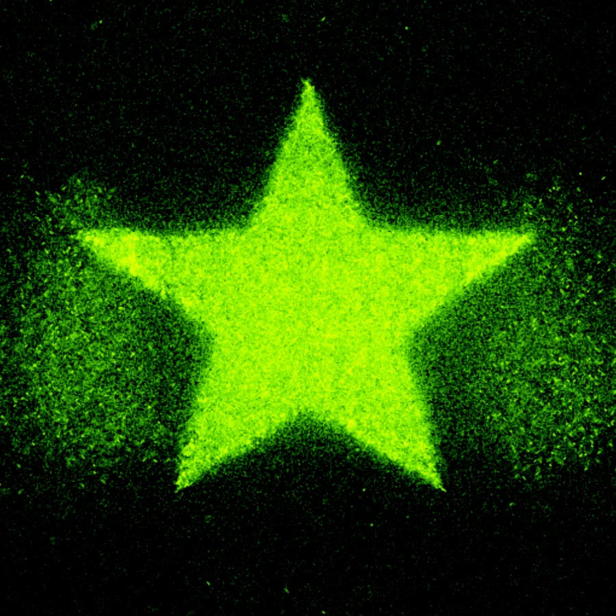 At 420 mm, a star